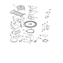 Kenmore Elite 66563799304 magnetron and turntable parts diagram
