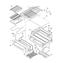 Kenmore 66575279501 bake drawer & broiler parts diagram
