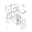 Kenmore 11046472501 top and cabinet parts diagram