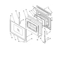 Kenmore 66595274500 door parts diagram
