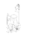 Kenmore Elite 11027086601 pump parts, optional parts (not included) diagram