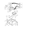Kenmore 11016862503 machine base parts diagram