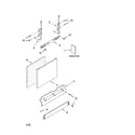 Kenmore 66517012403 door and panel parts diagram