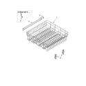 Kenmore 66517012403 upper rack and track parts diagram