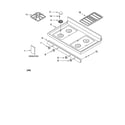 Kenmore 66475273502 cooktop parts diagram