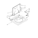 Kenmore 11088752796 washer top and lid parts diagram