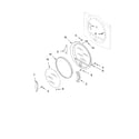 Kenmore 11095876402 door parts, optional parts (not included) diagram
