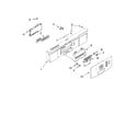 Kenmore Elite 66513783K601 control panel parts diagram