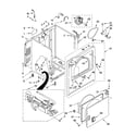 Kenmore 11077432600 cabinet parts diagram