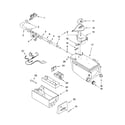 Kenmore Elite 11045996403 dispenser parts diagram