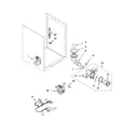 Kenmore Elite 11045862404 pump and motor parts, optional parts (not included) diagram