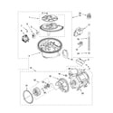 Kenmore 66513812K600 pump and motor parts diagram
