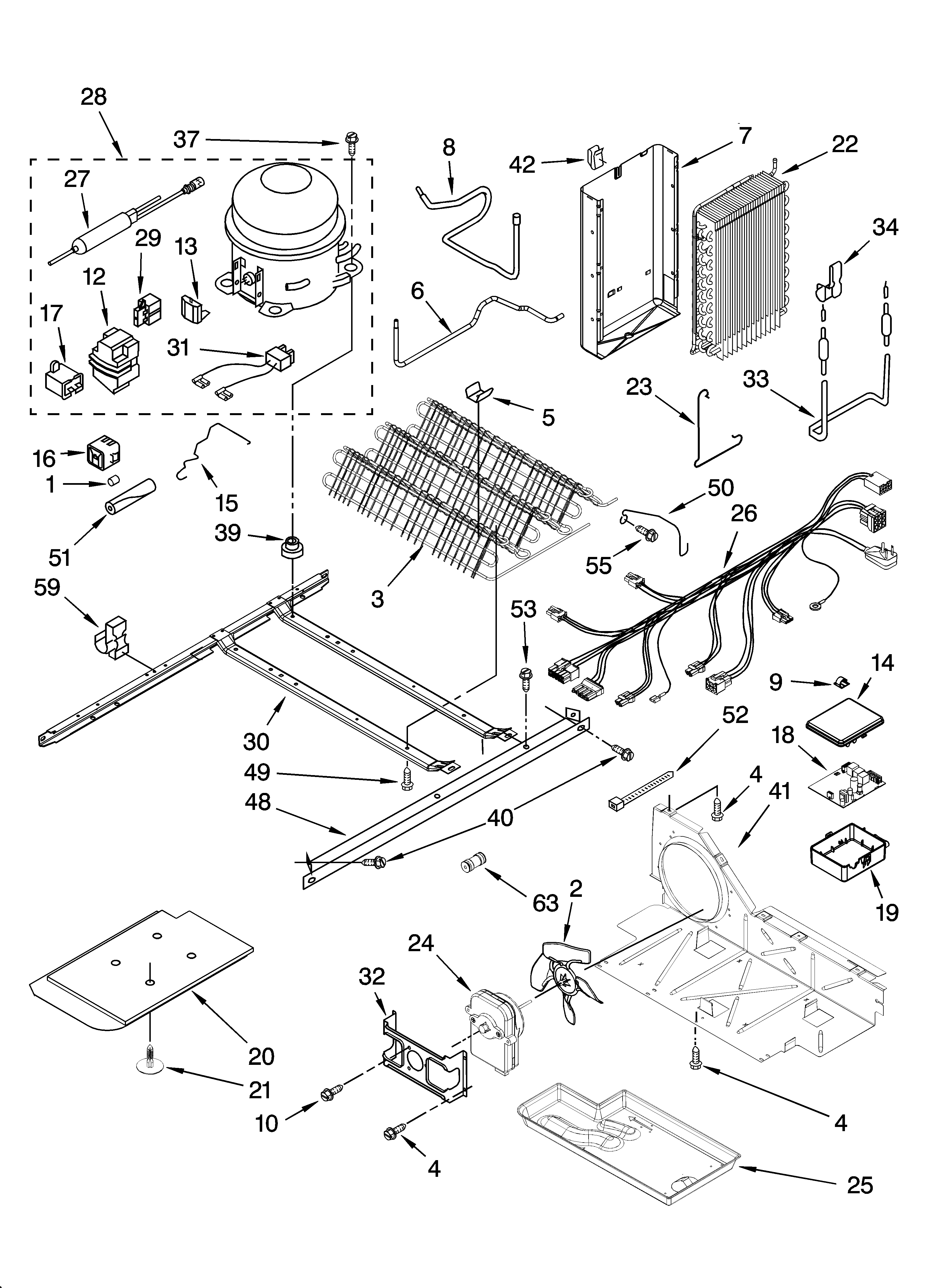 Kenmore Elite 10657794700 unit parts diagram