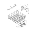 Kenmore 66513229K601 upper rack and track parts diagram