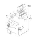 Galaxy 10655128700 icemaker parts, optional parts (not included) diagram