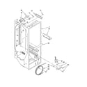 Kenmore Elite 10658976701 refrigerator liner parts diagram