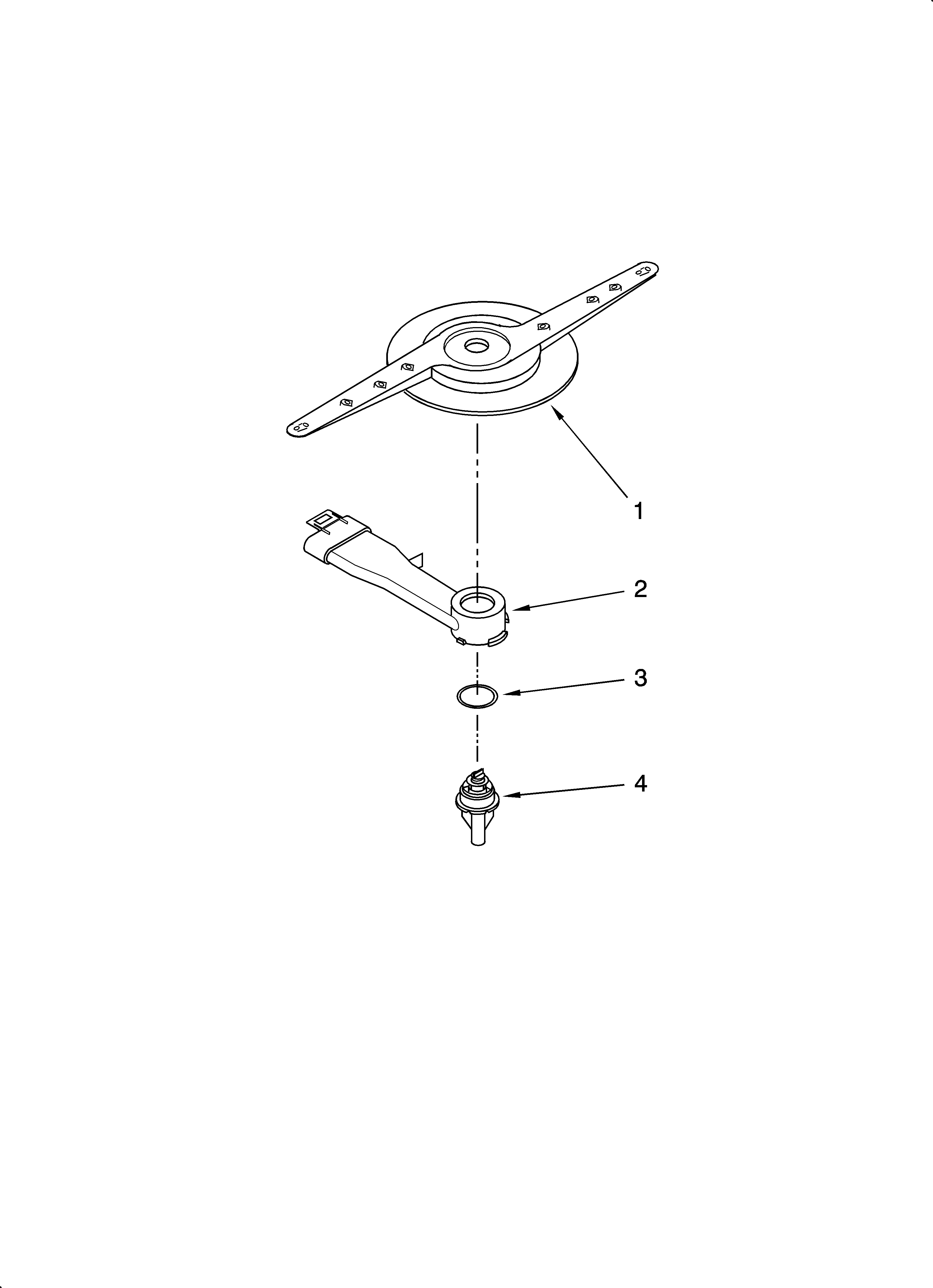 Kenmore Elite 66513772K603 lower washarm parts diagram
