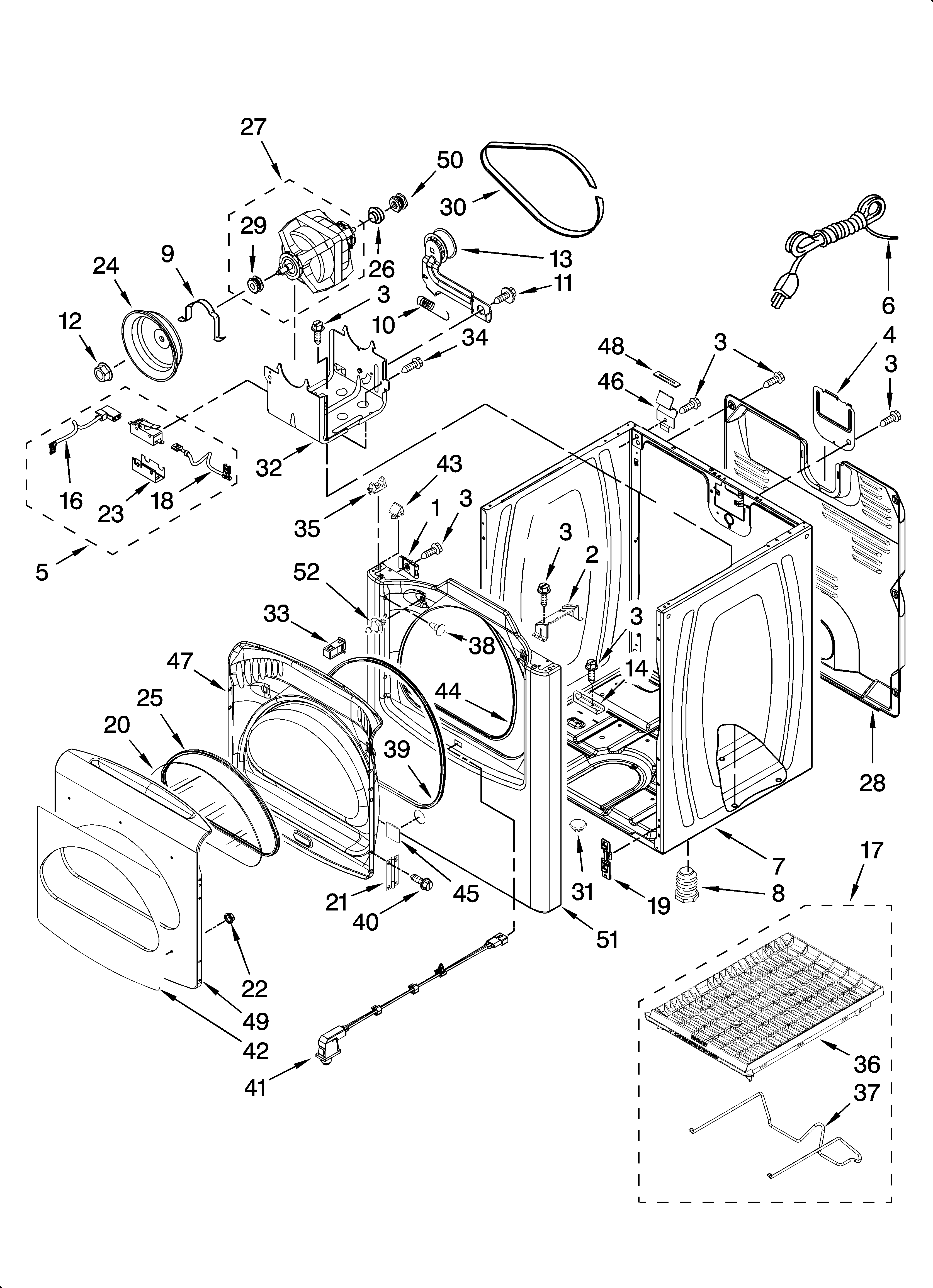 Kenmore Elite 11077062600 cabinet parts diagram