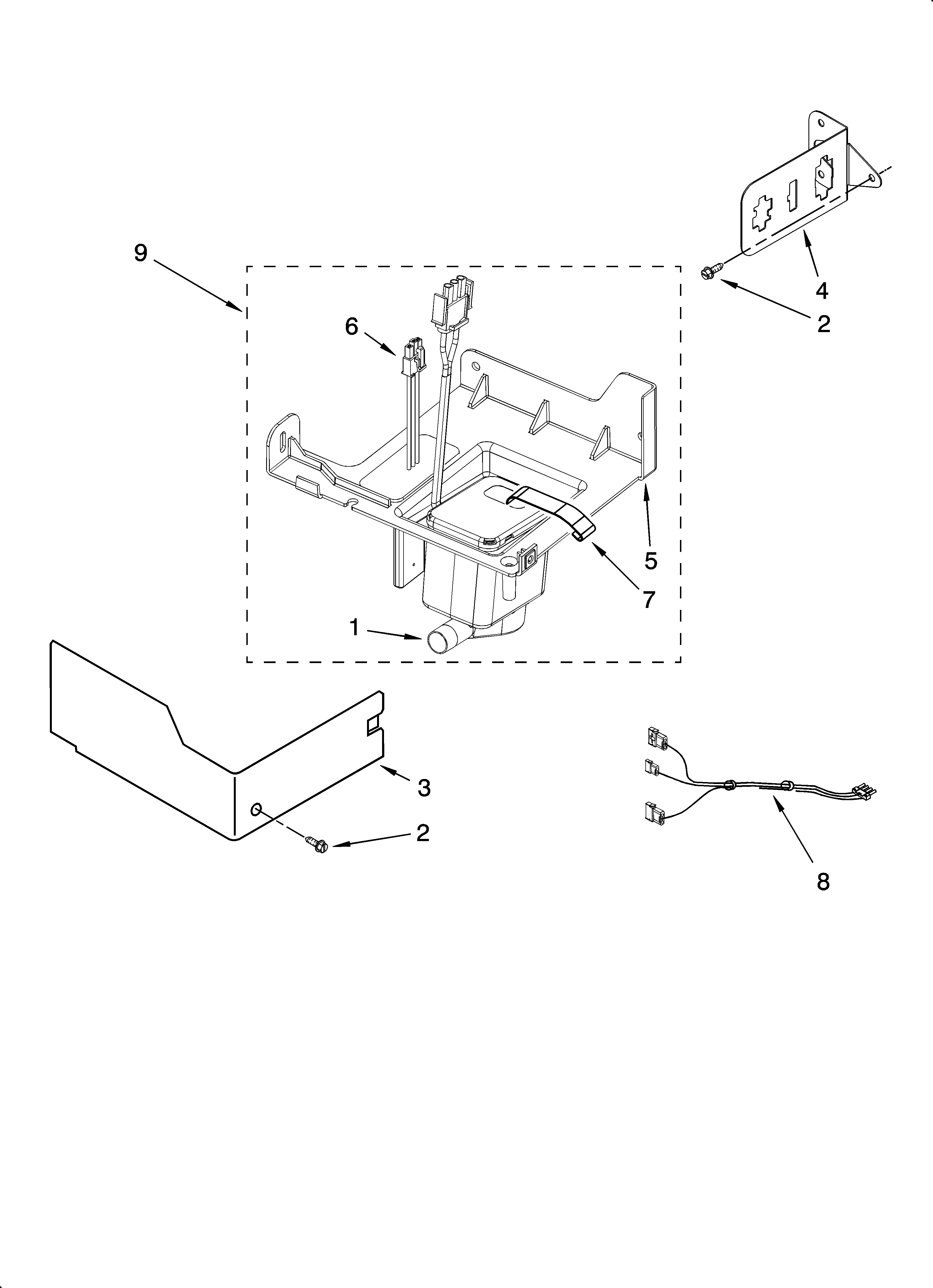 Kenmore 10689582700 pump parts diagram