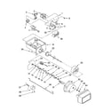 Kenmore 10658234700 motor and ice container parts diagram