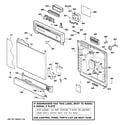Kenmore 36315482000 escutcheon & door assembly diagram
