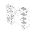 Kenmore 10658522700 freezer liner parts diagram