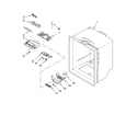 Kenmore Elite 59676259701 refrigerator liner parts diagram