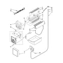 Kenmore Elite 59676259701 icemaker parts, optional parts diagram
