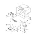 Kenmore 59665264701 freezer liner parts diagram