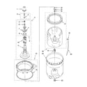 Kenmore 11028622701 agitator, basket and tub parts diagram