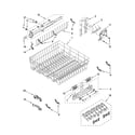 Kenmore 66577983K701 upper rack and track parts diagram