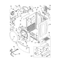 Kenmore Elite 11087087602 cabinet parts diagram