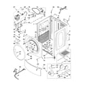 Kenmore Elite 11097872602 cabinet parts diagram