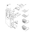 Kenmore Elite 10657799703 freezer liner parts diagram