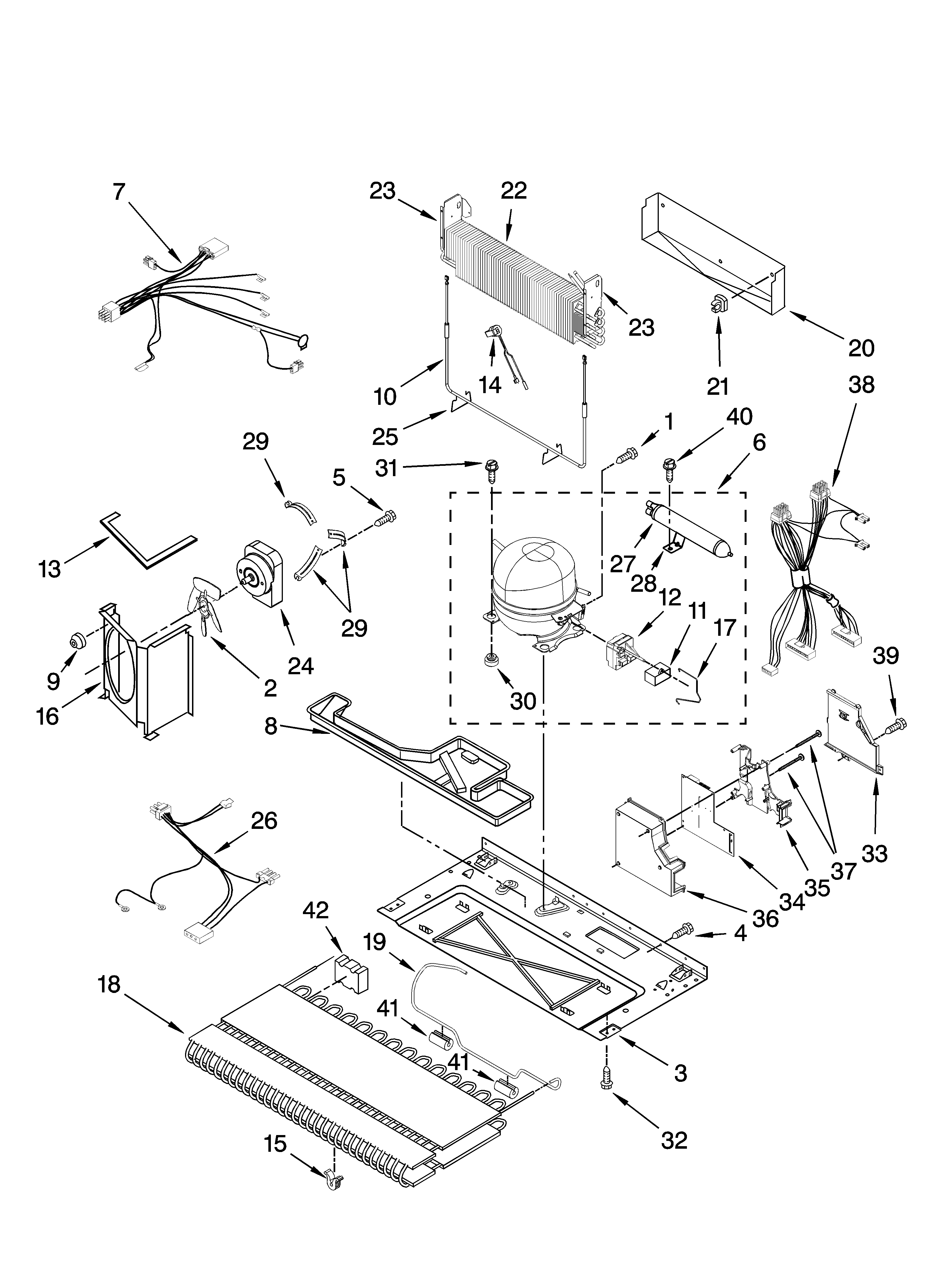 Kenmore Elite 59678572800 unit parts diagram