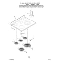 Kenmore Elite 22-98002 cooktop parts diagram
