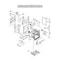 Kenmore Elite 22-98002 chassis parts diagram