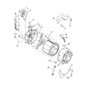Kenmore 11047577701 tub and basket parts, optional parts (not included) diagram