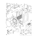 Kenmore Elite 11086747701 cabinet parts diagram