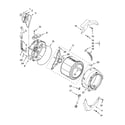 Kenmore 11047531701 tub and basket parts, optional parts (not included) diagram