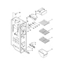 Kenmore 10658919801 freezer liner parts diagram