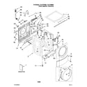 Kenmore Elite 11047788800 top and cabinet parts diagram