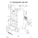 Kenmore Elite 59678582801 cabinet parts diagram