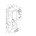 Kenmore Elite 10659973801 refrigerator liner parts diagram