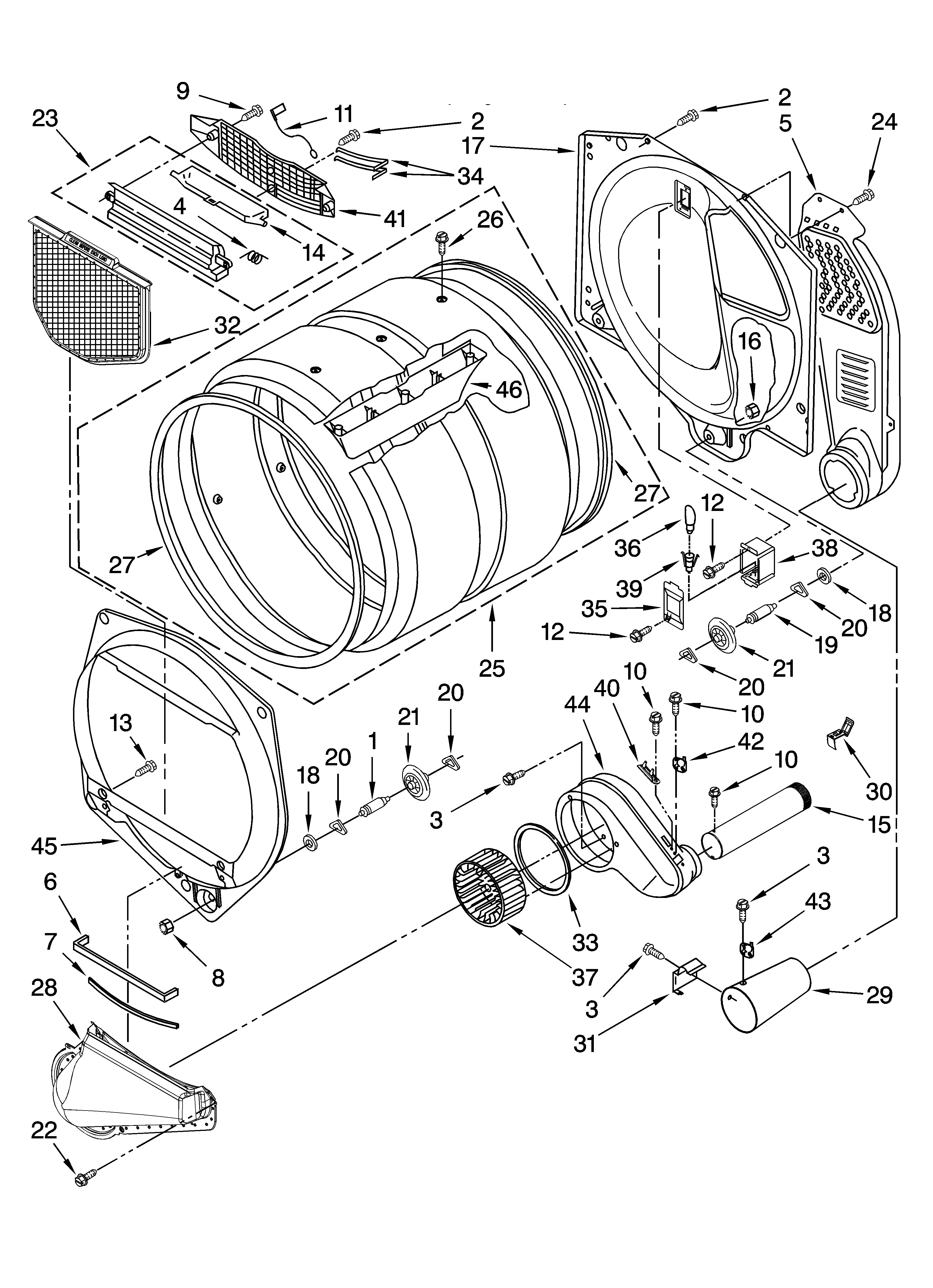 Kenmore 11079832800 bulkhead parts diagram