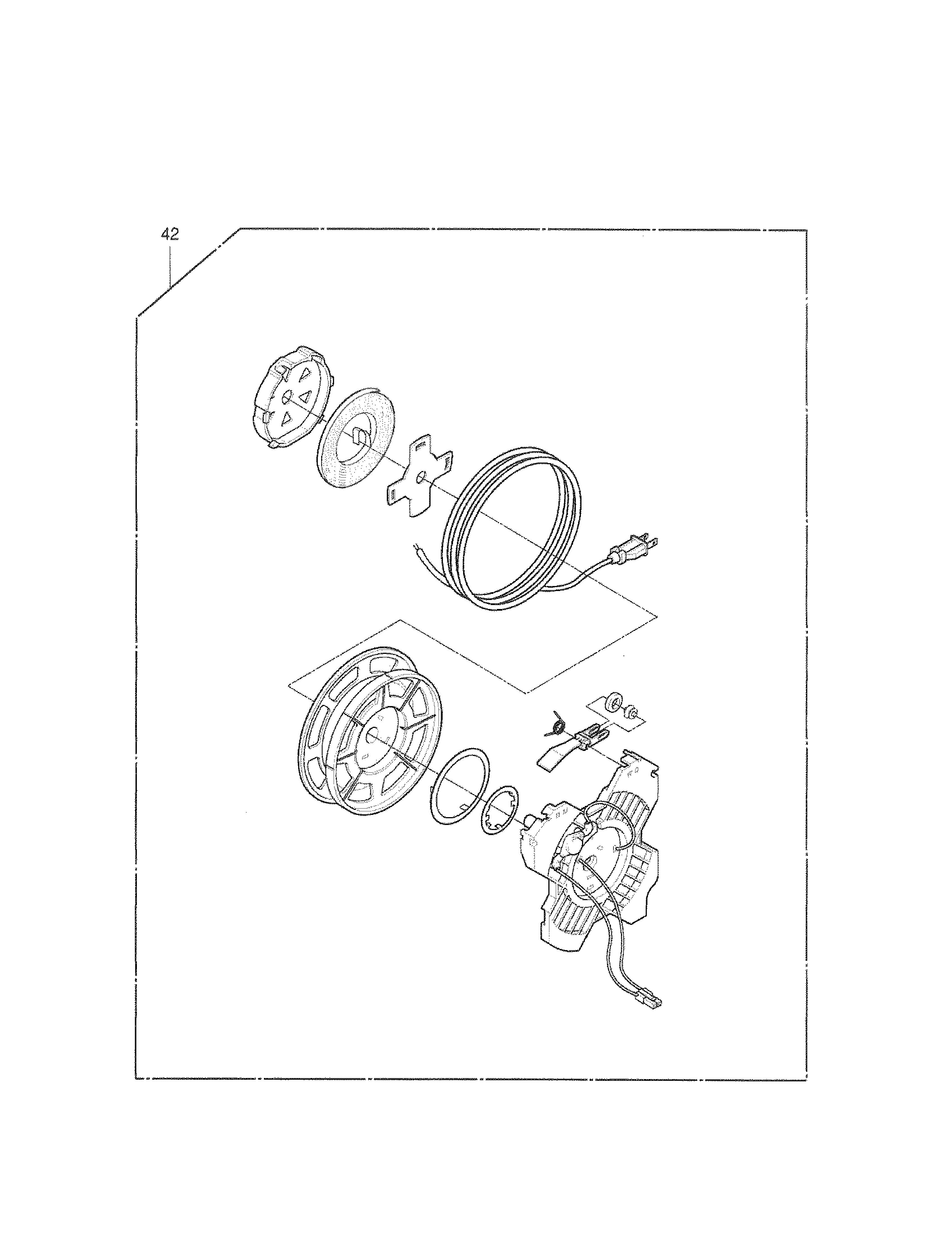 Kenmore 72124195500 power cord diagram