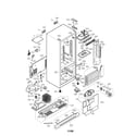 Kenmore 79575202402 case parts diagram