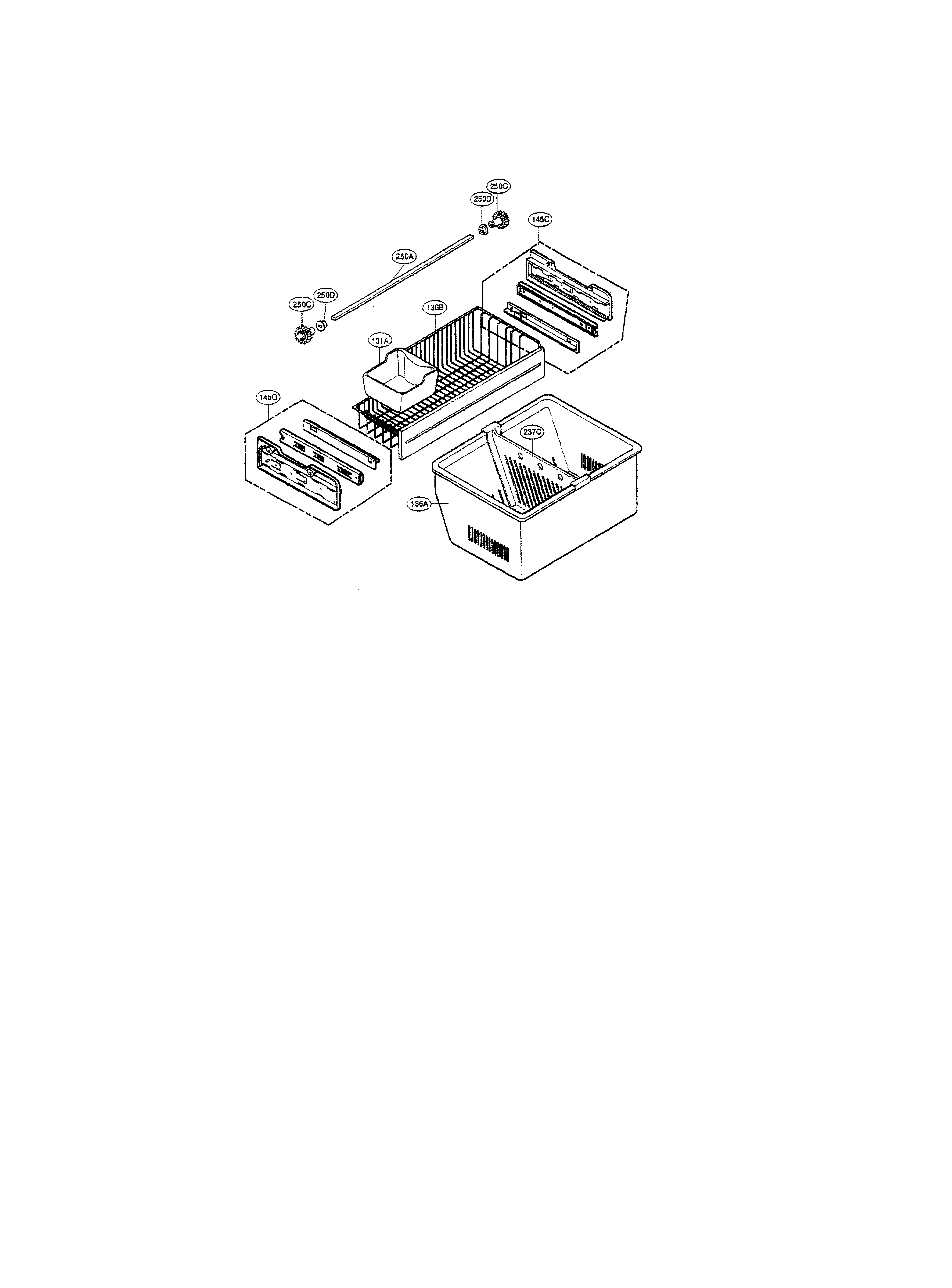 Kenmore Elite 79577554600 freezer parts diagram
