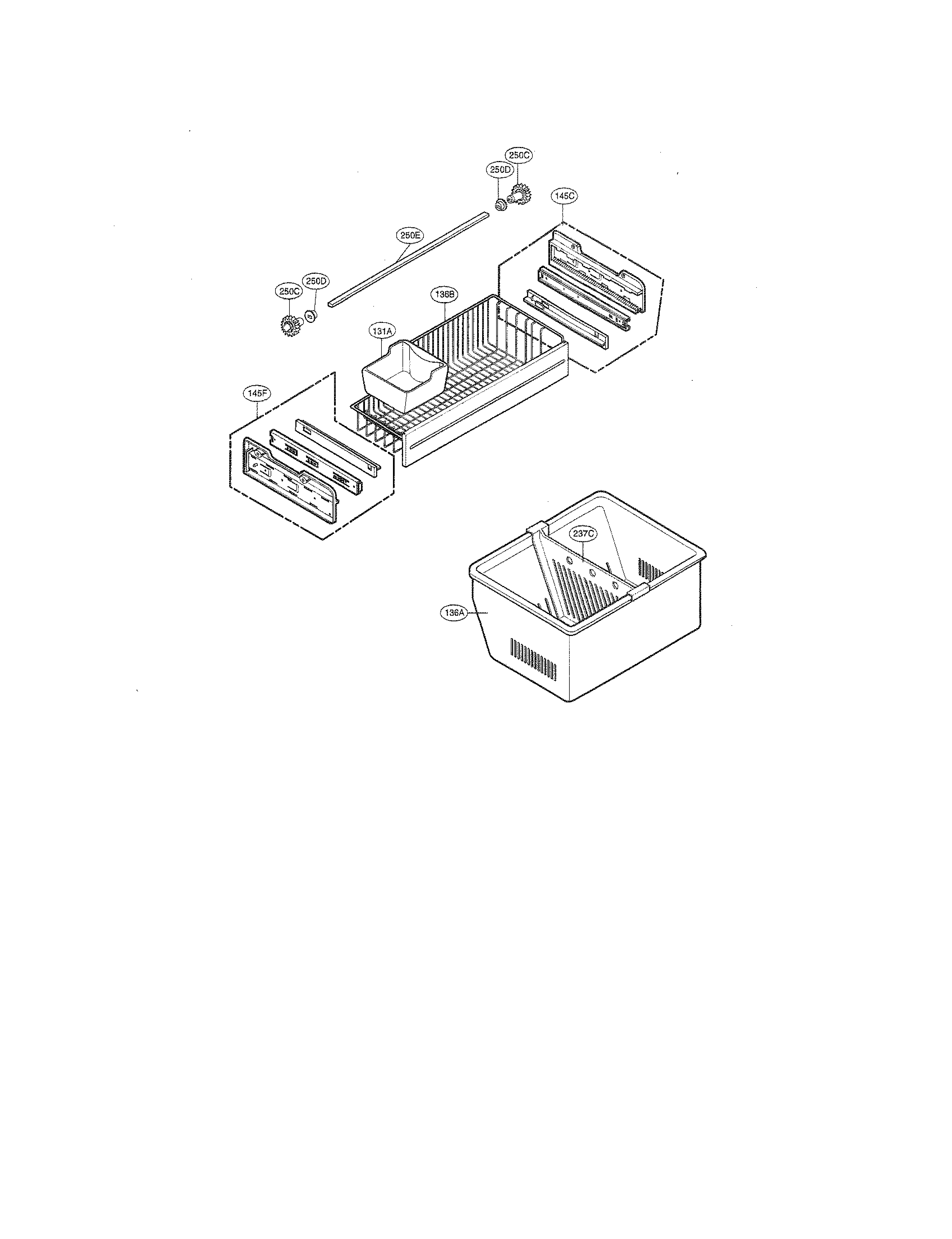 Kenmore Elite 79577573600 freezer parts diagram