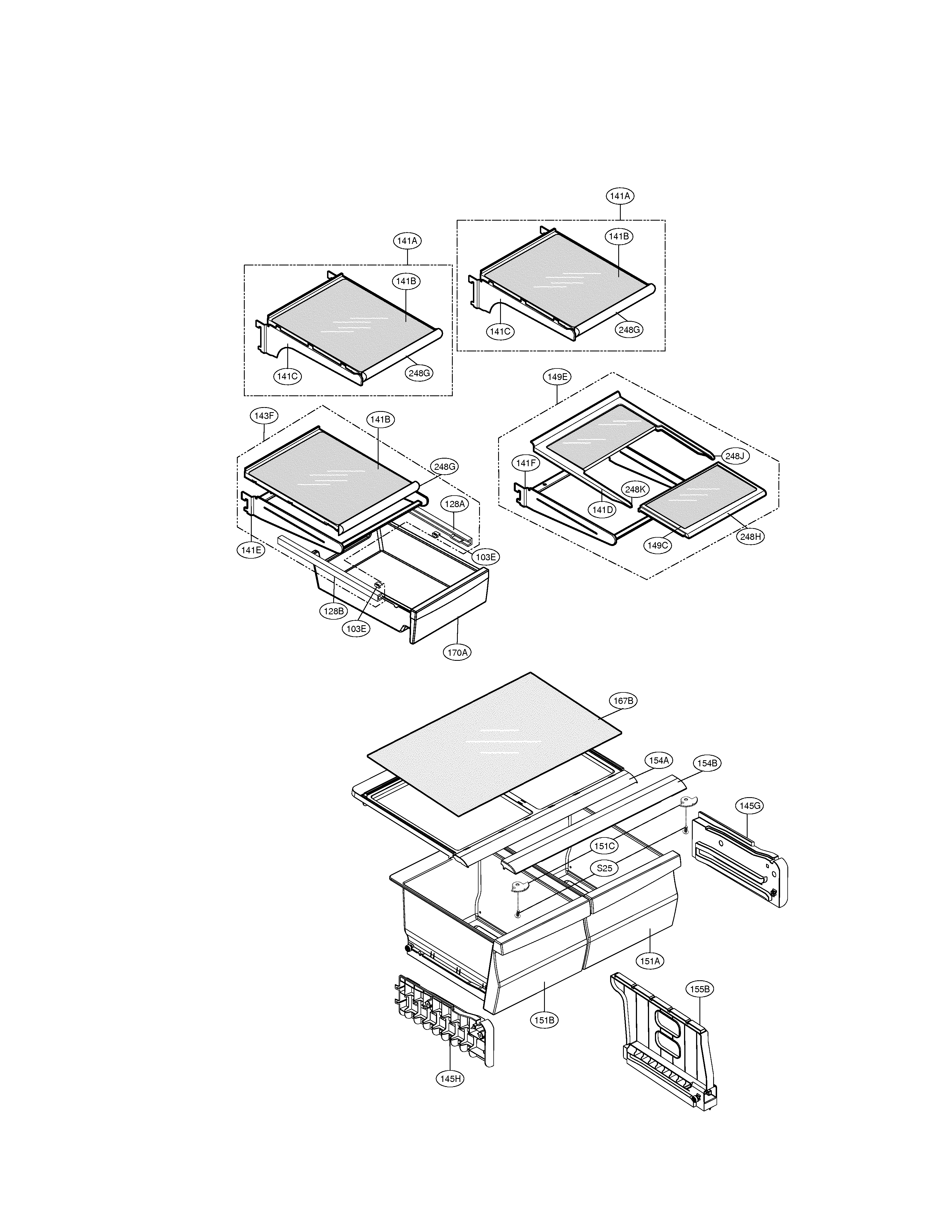 Kenmore Elite 79578346800 refrigerator parts diagram